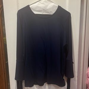 Lauren Ralph Lauren | Boat neck blouse| Bell sleeve | Gently Worn |